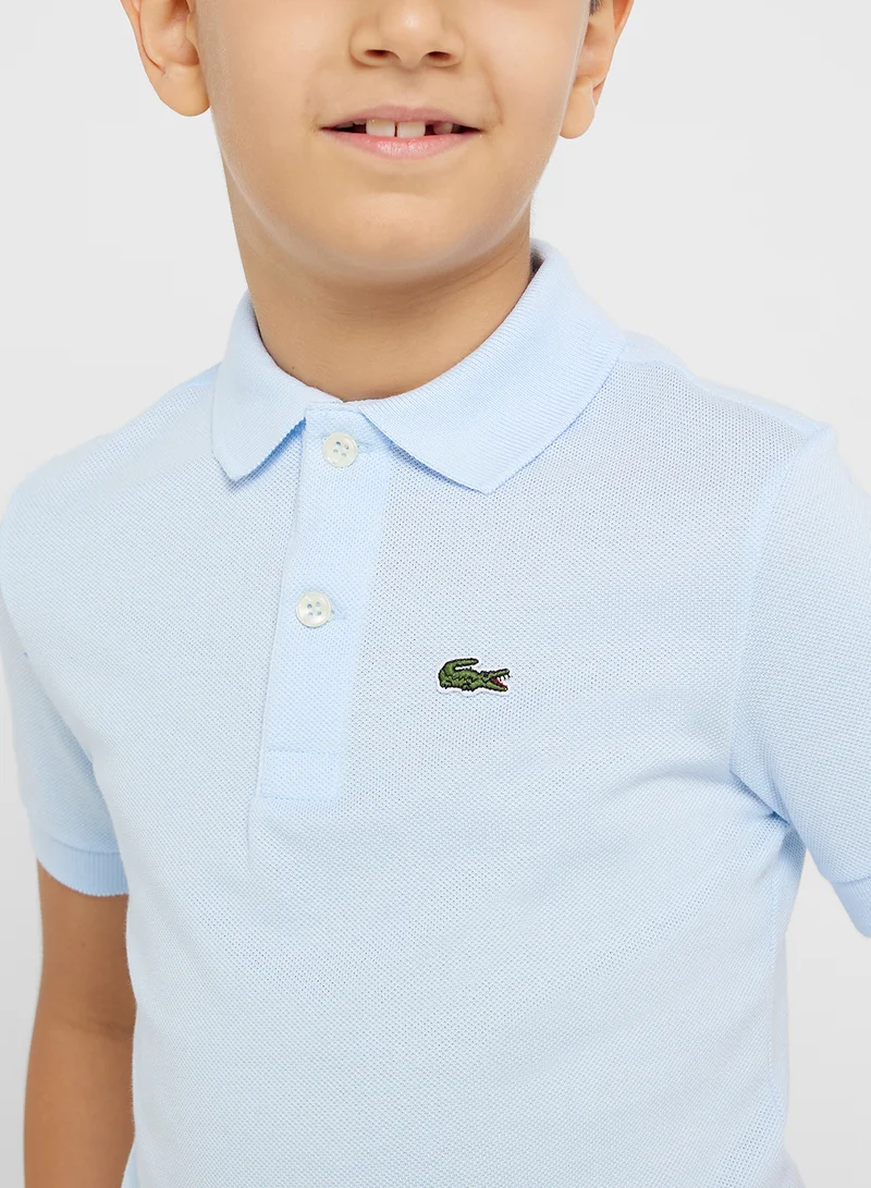 LACOSTE Kids Logo Polo Shirt