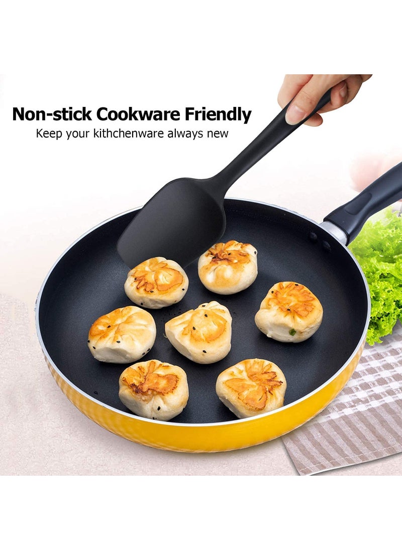 KD ZONE KDZONE Silicone Spatulas for Cooking Cake Spatulas for Baking NonStick Heat Resistant Spatulas and Pastry Brushes for Kitchen Seamless and Indestructible  - Image 5