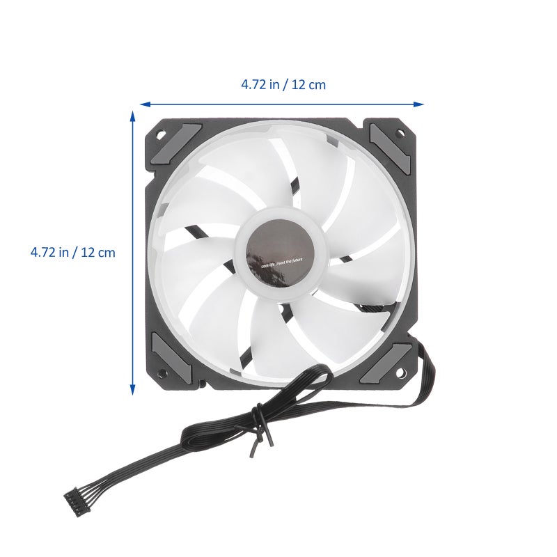 📦 مجموعة مروحة تبريد كمبيوتر RGB بقياس 5 سم مع وحدة تحكم قياسية - Image 3