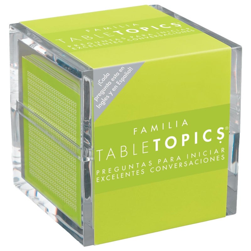 TableTopics Familia En Espanol Question Card Game  135 SpanishEnglish Conversation Starter Cards Game to Learn  Practice Spanish Play with Friends  Family Bilingual - Image 2