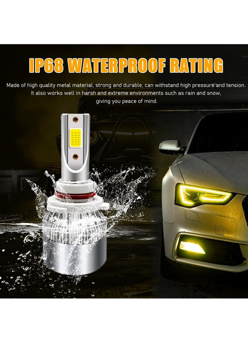 Generic 2 PCS H8/H11/H9 Car LED Light, 6000K 3800LM Bright LED Bulb High Low Beam Halogen Replacement, Waterproof Fog Light Bulb Replacement, Plug & Play Bulb Lighting Car Accessories  - Image 4
