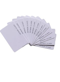 Generic Cards for entry and exit control system or attendance and departure 10 double-sided printable card RFID 125KHZ  - Image 1