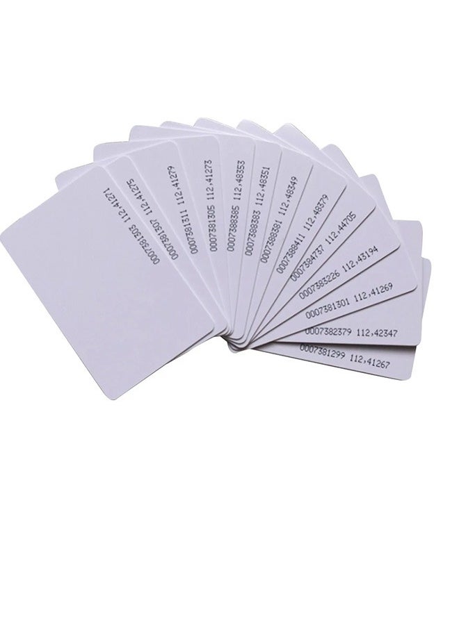 Generic Cards for entry and exit control system or attendance and departure 10 double-sided printable card RFID 125KHZ  - Image 1