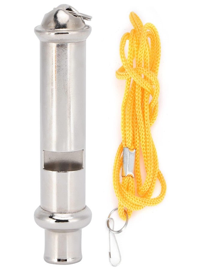 Gsycle Bird Call Whistle, Stainless Steel Bird Whistle with Lanyard, Portable Ultrasonic Pet Training Tool for Birds Pigeons Dogs Cats High Pitch Silent Whistle Training Signal Outdoor Activities (Silver) - Image 1