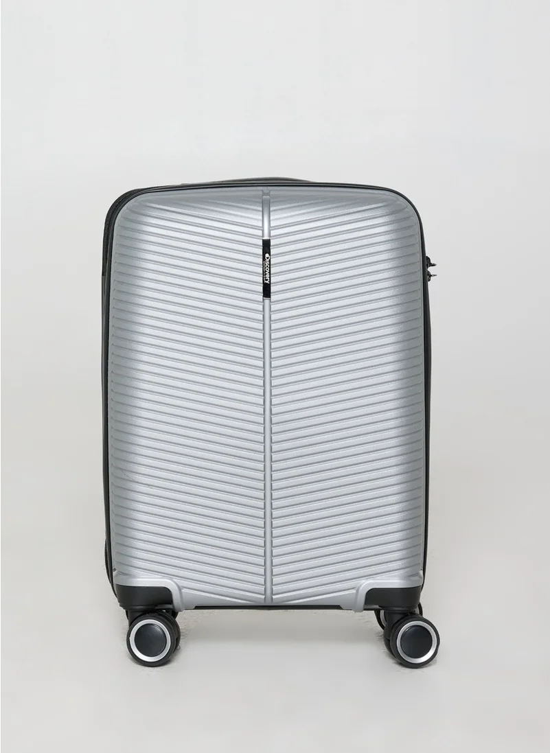 Ççs Silver 5224 Polypropylene Cabin Size Suitcase