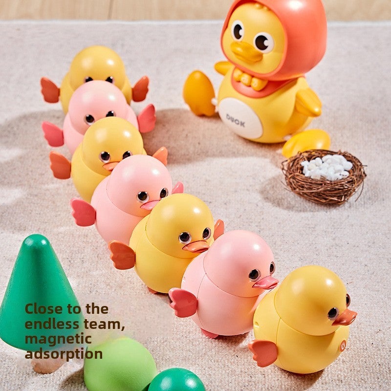 Duckling Crawling Toy: High-Quality Plastic - Certified Safety Portable Compact Toy for Children Aged 4-6, Daily Play and On-The-Go Use - Image 3