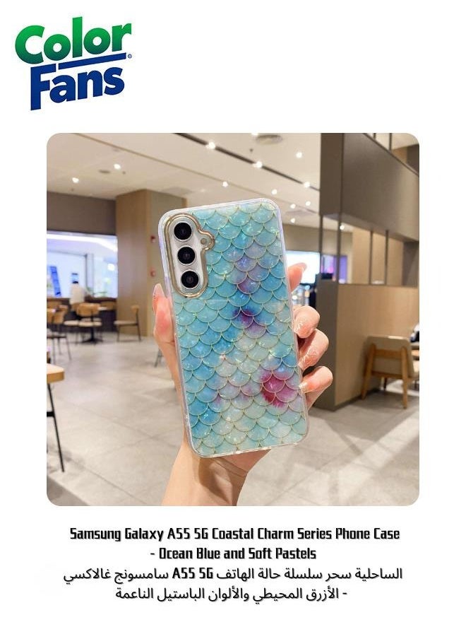Color Fans Samsung Galaxy A55 5G Coastal Charm Series Phone Case 