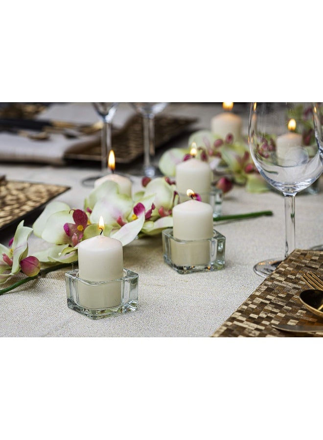 BOLSIUS Ivory Pillar Candles 20 Pack 2x4 inch Pillar Candle Set 20 Hours Dripless Smokeless Clean Burning Dinner Candles Premium Europen Quality Palm Oil Free 0 Animal Fat Party Candles - Image 3