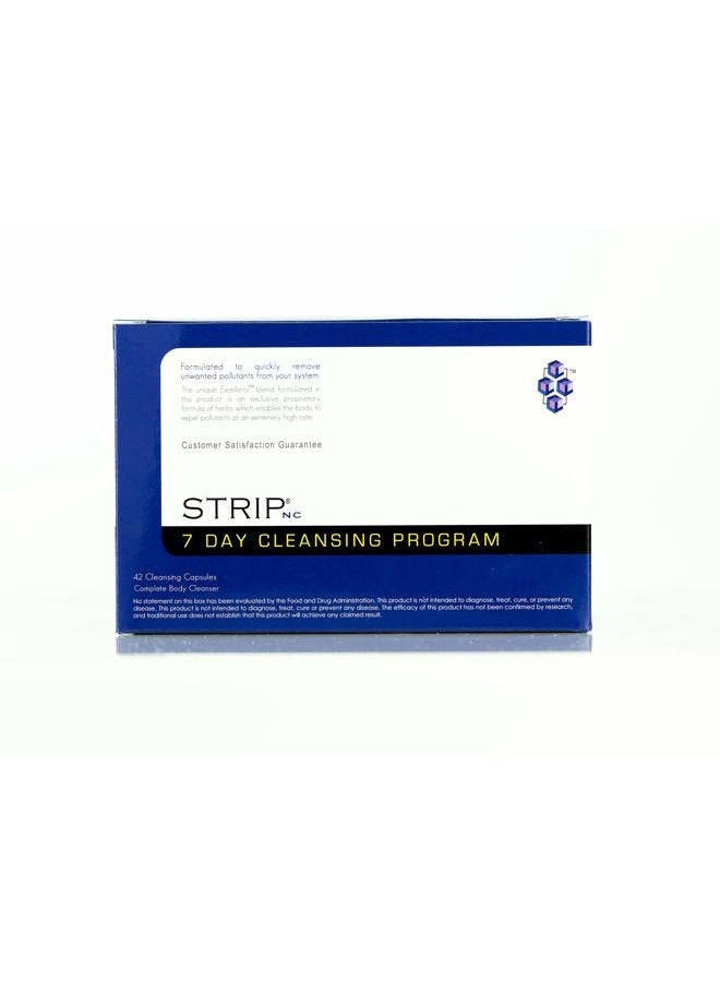 wellgenix Strip 7 Day Detox - Exclusive Proprietary Formula of Herbs - Enables The Body to Expel Toxins - (42 Fast Caps) (1 Pack) - Image 1