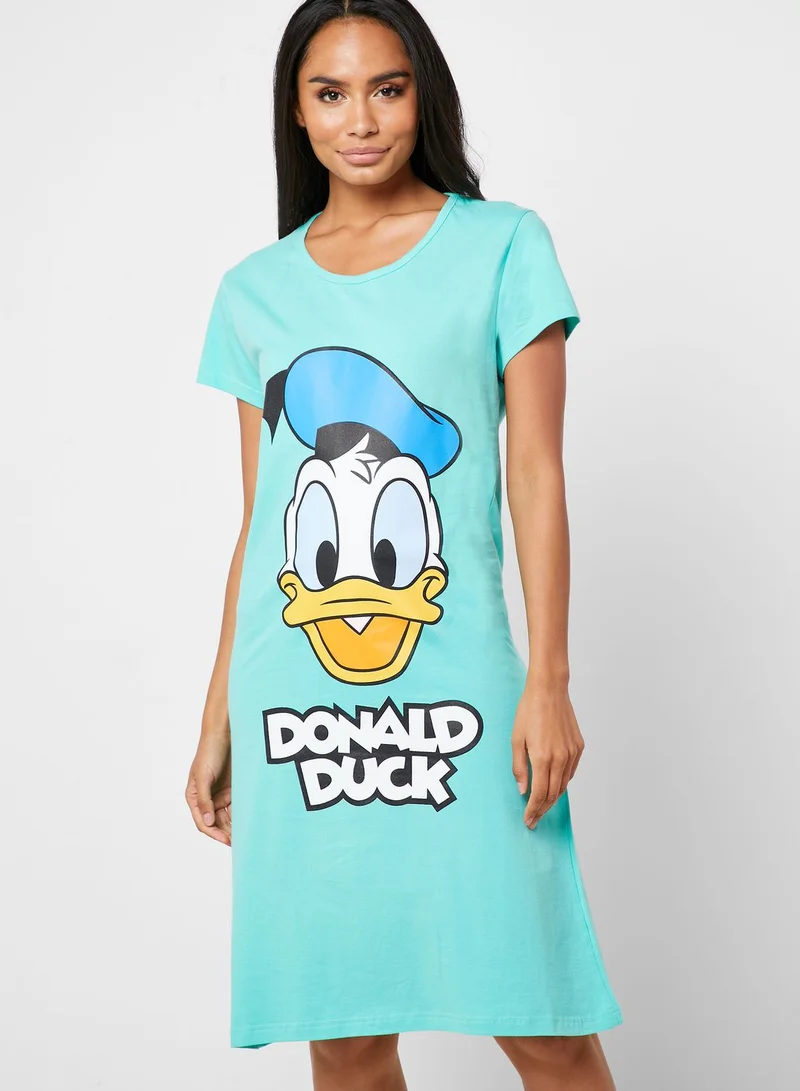 Disney Donald Duck Printed Nightdress