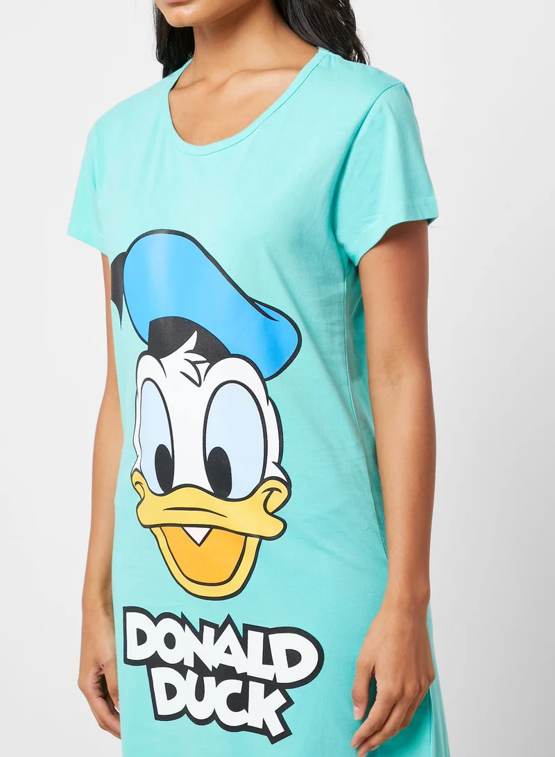 Disney Donald Duck Printed Nightdress