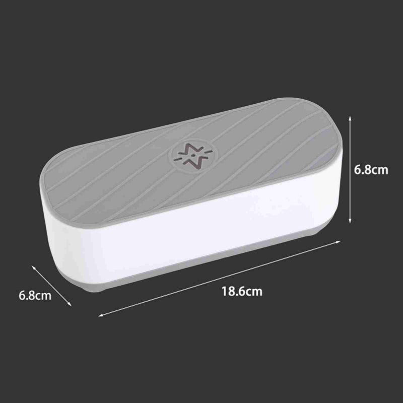 Jewelry Cleaner Small Portable Automatic All Round Cleaning High Vibration PP Eyeglass Cleaner for Household - Image 2