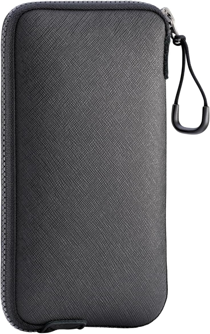 OneJoy Neoprene Phone Pouch, Lightweight Protective Cellphone Sleeve with Large Zipper Opening, Inner Pocket, Thermal Insulated, Durable Cell Phone Carrier for iPhone & Smartphones [ Black ] - Image 3