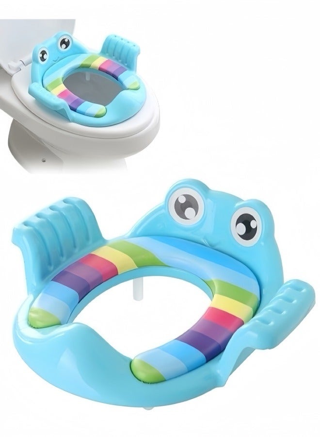 haleemy Baby Potty Training Seat Strong Handle Backrest - Image 1