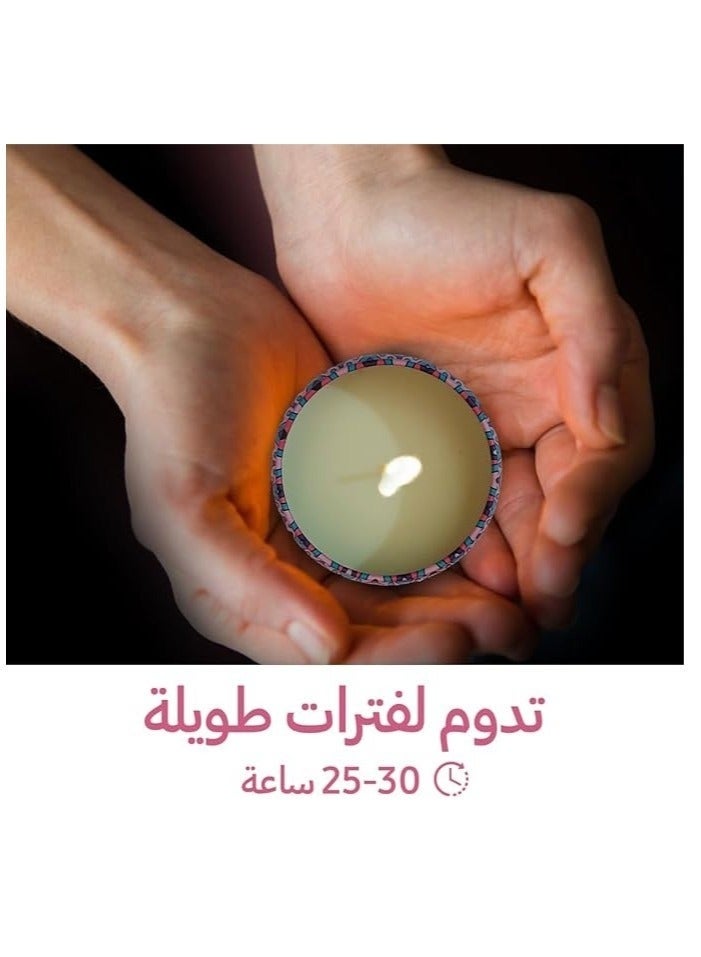 مجموعة هدايا شموع معطرة، 12 قطع علب شموع روائح علاجية قصدير محمولة تساعد على الاسترخاء بدون دخان من شمع الصويا الطبيعي، برطمانات روائح متنوعة للحمام واليوجا والنوم والمهرجانات وهدايا الزفاف والحفلات - Image 3