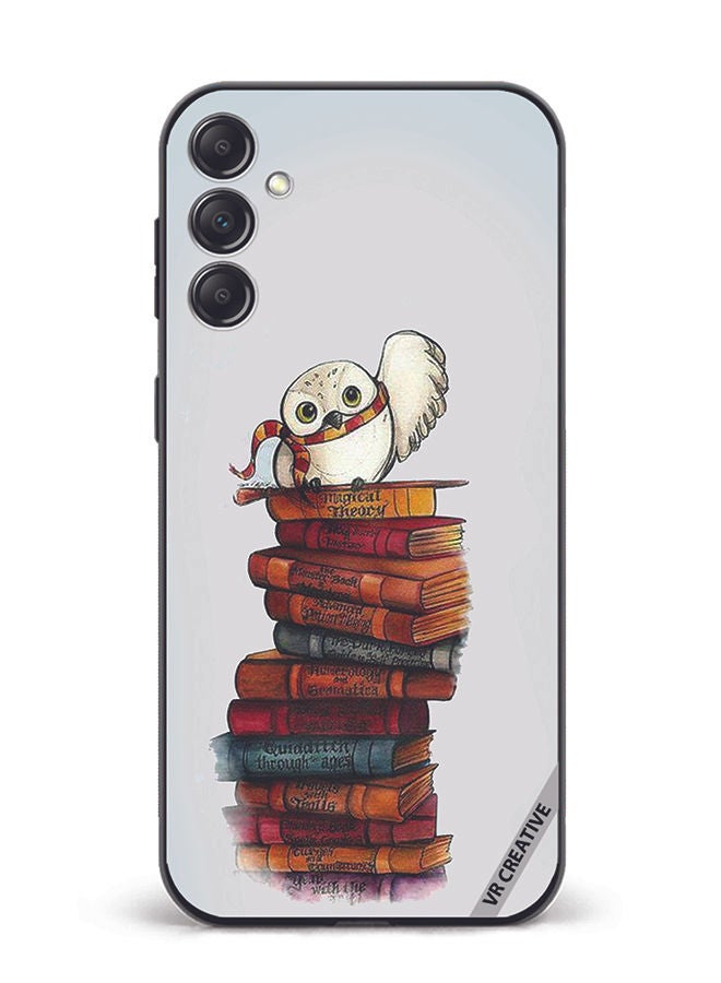 VR CREATIVE Protective Case Cover For Samsung Galaxy A34 Hogwards Owl Design Multicolour - Image 1