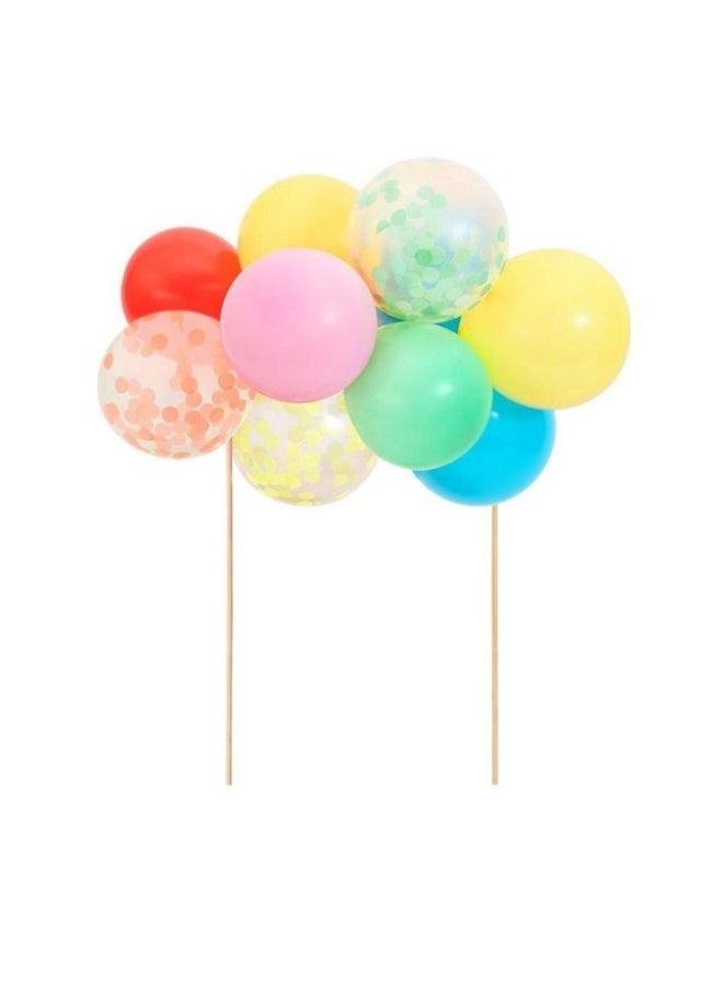 Meri Meri Rainbow Balloon Cake Topper Kit