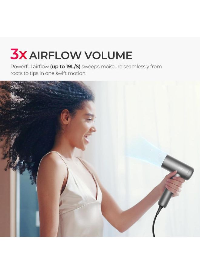 TYMO - Airhype Lite Hair Dryer With 4 Temps & 3 Speeds For Professional Styling At Home Or Salon - Image 1