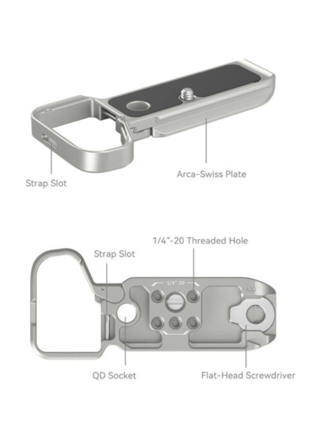 SmallRig Bottom Mount Plate for Sony Alpha 7C II / Alpha 7CR (Silver) 4439 - Image 2