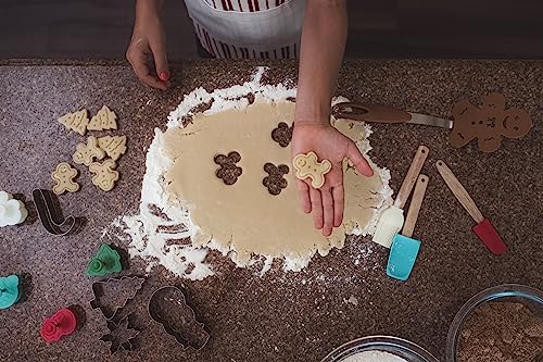 Handstand Kitchen 18Piece Cookies for Santa Real Baking Set with Recipes for Kids - Image 5