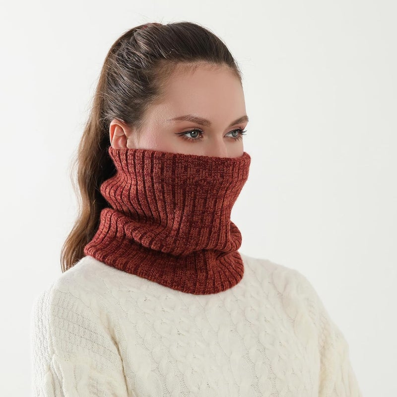 NovForth Winter Neck Warmer Men Ski, Neck Gaiter Face Scarf Women, Fleece Scarf for Men Gaiter Mask, Thick Windproof Scarves - Image 5