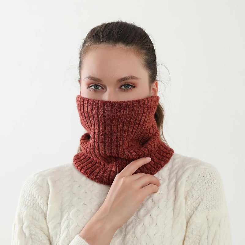 NovForth Winter Neck Warmer Men Ski, Neck Gaiter Face Scarf Women, Fleece Scarf for Men Gaiter Mask, Thick Windproof Scarves - Image 4