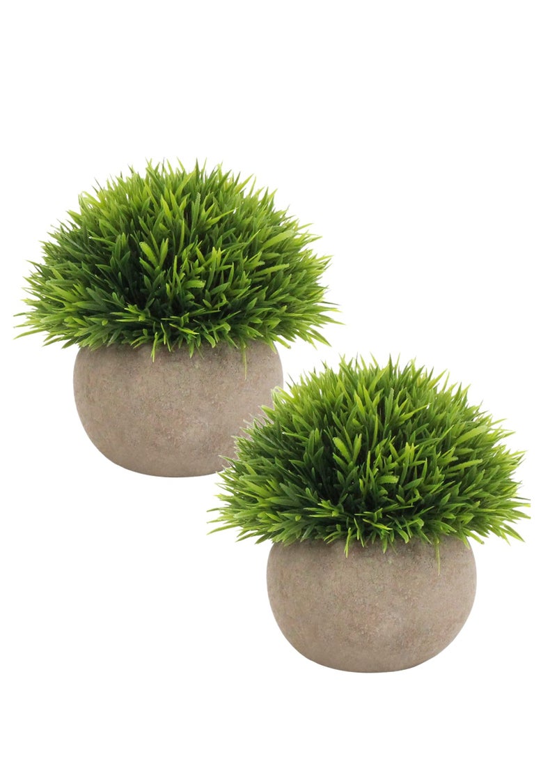 Bukela Small Fake Plants Faux Potted Plant Mini Artificial Plants  - Image 1