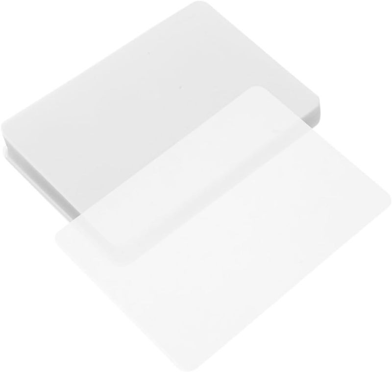 Operitacx 100pcs Laminating Sheets for Documents Photos and Id Cards Plastic Paper with Crystal Clear Finish for Office and School Use Mil - Image 1