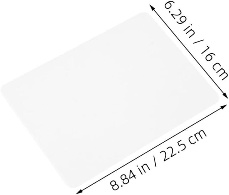 Operitacx 100pcs Laminating Sheets for Documents Photos and Id Cards Plastic Paper with Crystal Clear Finish for Office and School Use Mil - Image 2