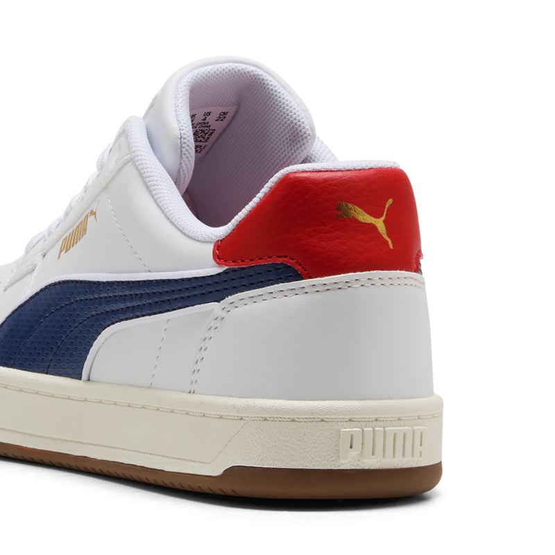 PUMA Caven 2.0 Retro Youth Kids White Sneakers - Image 3