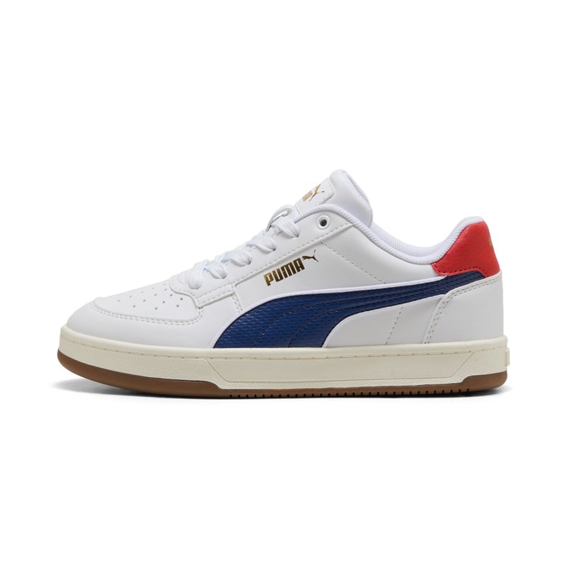 PUMA Caven 2.0 Retro Youth Kids White Sneakers - Image 1