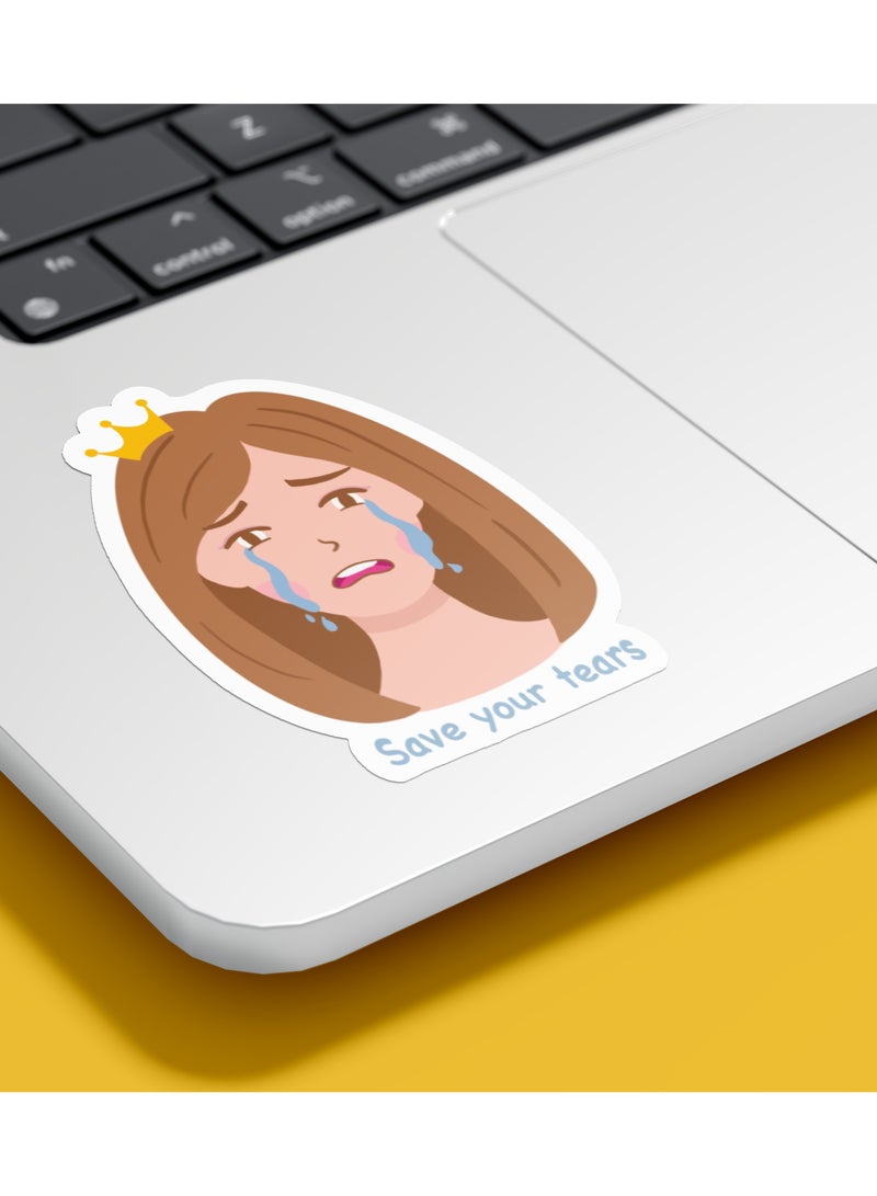 Boomah Accessories 1-Piece Creative Self Love Girl Power Waterproof Vinyl Stickers, for Laptop , Mobile , Mug , Skateboard , Guitar for kids, adult , girls, nursery 8x6cm - Image 1