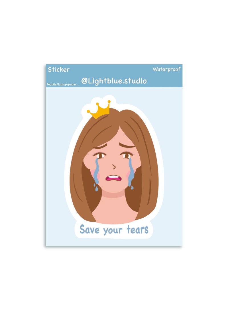 Boomah Accessories 1-Piece Creative Self Love Girl Power Waterproof Vinyl Stickers, for Laptop , Mobile , Mug , Skateboard , Guitar for kids, adult , girls, nursery 8x6cm - Image 2