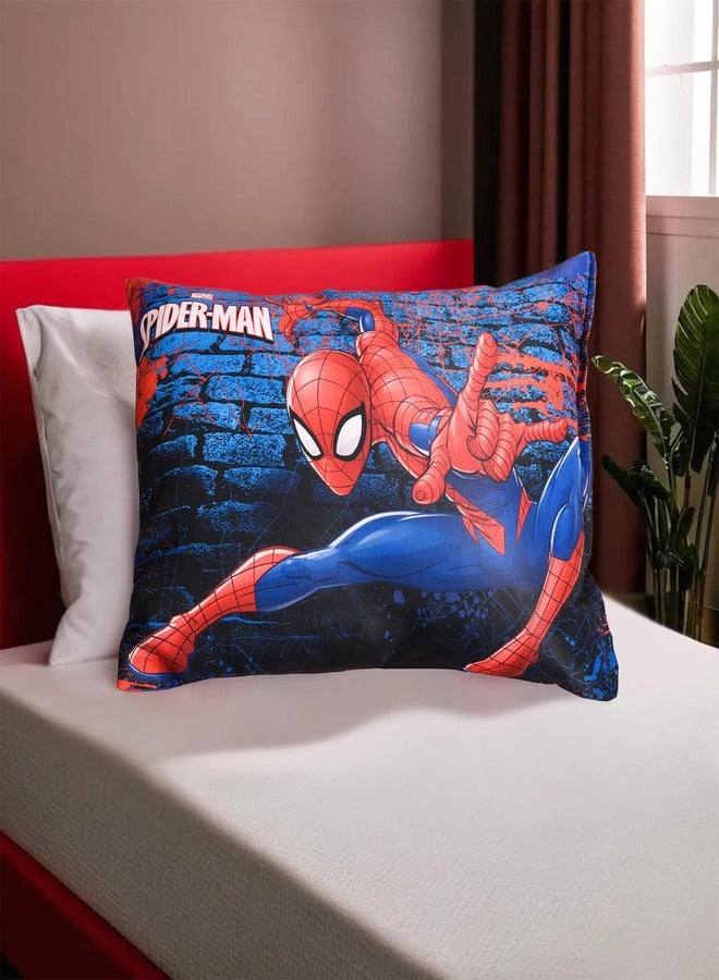 Kuber Industries Marvel Spiderman Pillow for Sleeping | Cozy & Fluffy Super Soft Pillow | 12x18 Inches - Navy Blue - Image 2