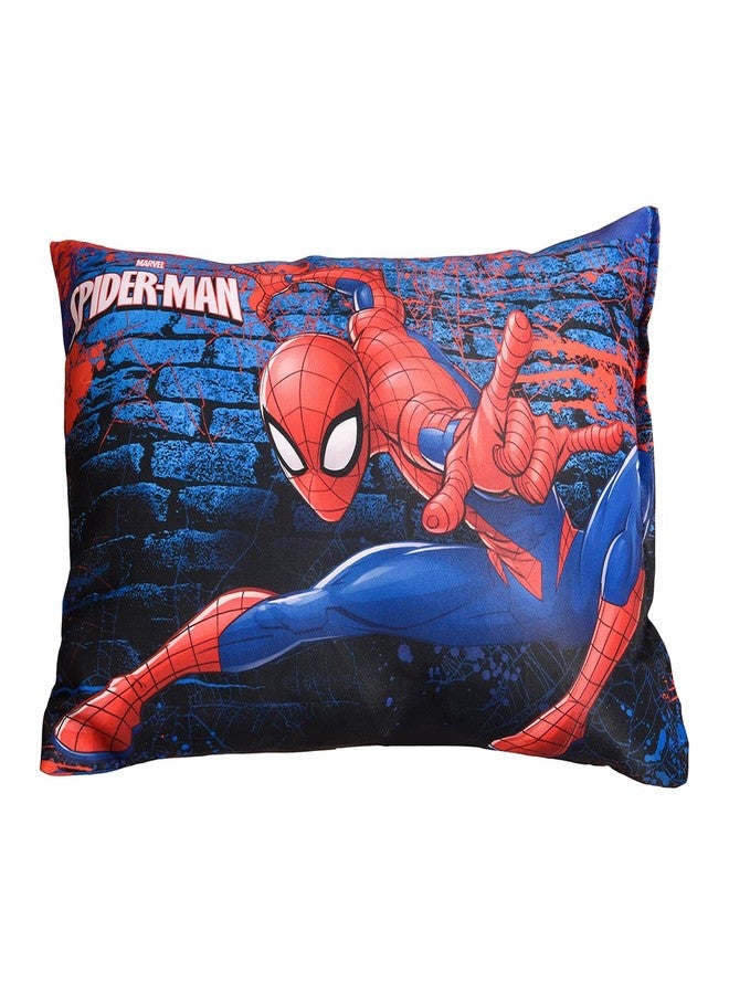 Kuber Industries Marvel Spiderman Pillow for Sleeping | Cozy & Fluffy Super Soft Pillow | 12x18 Inches - Navy Blue - Image 1
