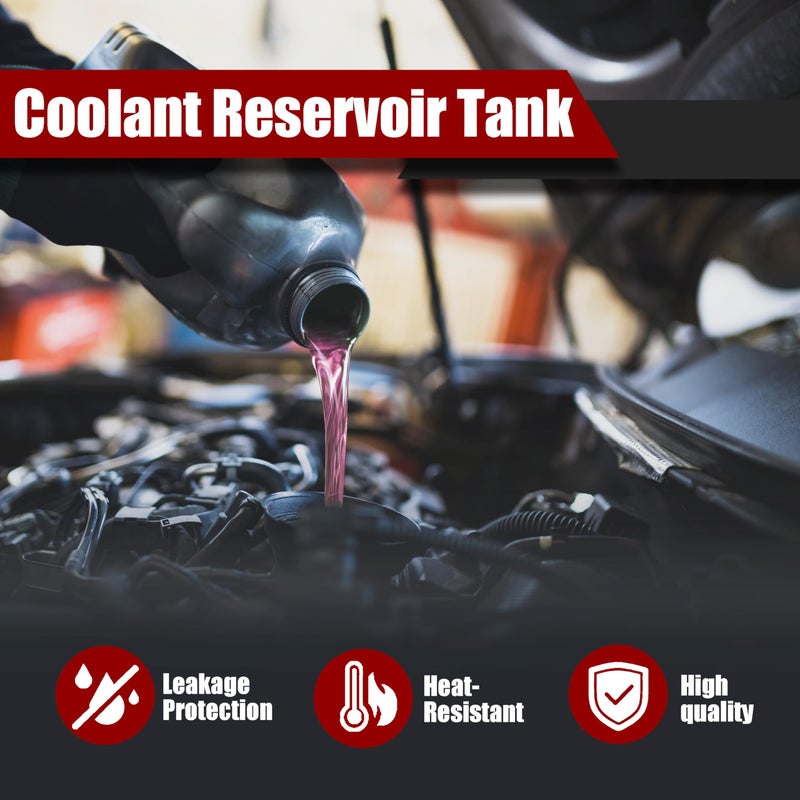 LSHDLAM 68364312AC Coolant Reservoir Tank for Jeep Wrangler JL 2018-2024 - Direct Replacement for 68364312AB/68364312AA, Fits Gladiator 2020+ - Image 3
