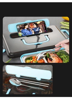 fashionhome Portable Outdoor 5 Compartment Sealed Lunch Box for Children and Office Workers  - Image 3
