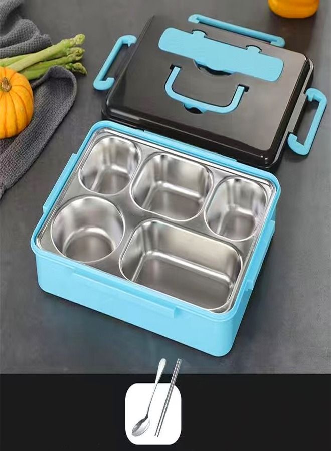 Portable Outdoor 5 Compartment Sealed Lunch Box for Children and Office Workers - Image 5