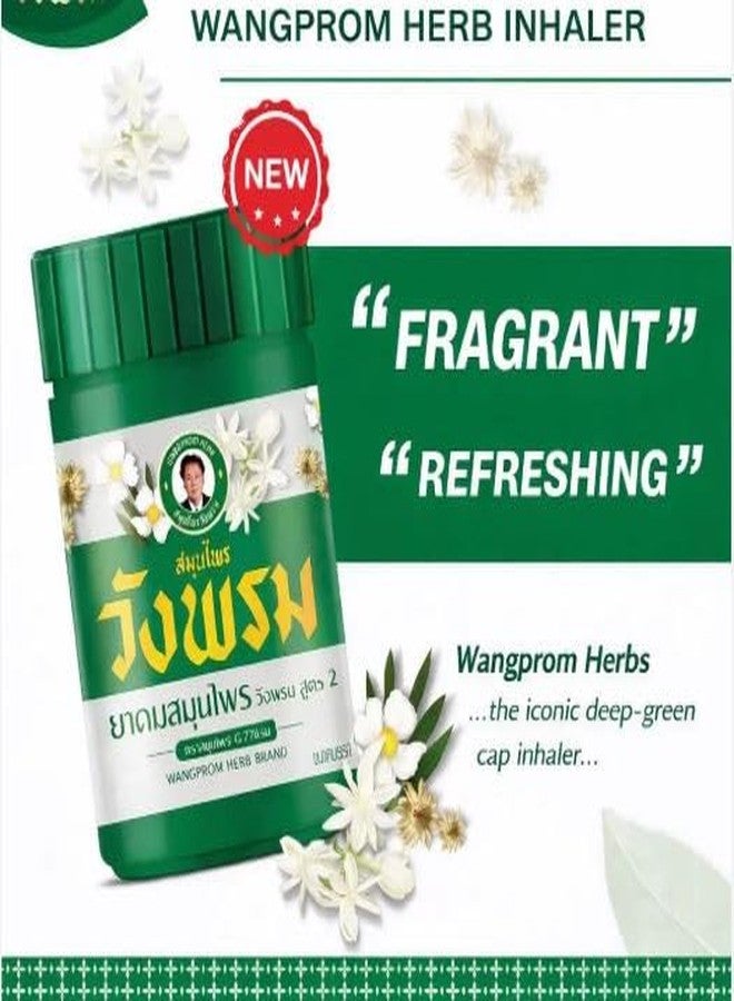VIRAVIN HOUSEWARE Wangprom Thai Herbal Inhalers 7g | Aromatic Floral-Woody Scented Herbs | Natural Wellness from Thailand - Image 3