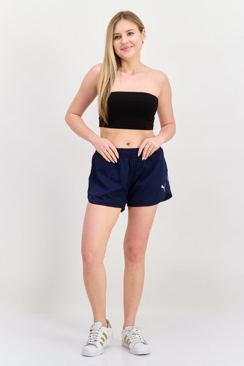 PUMA Women Sportswear Fit Training Shorts, Navy - Image 3