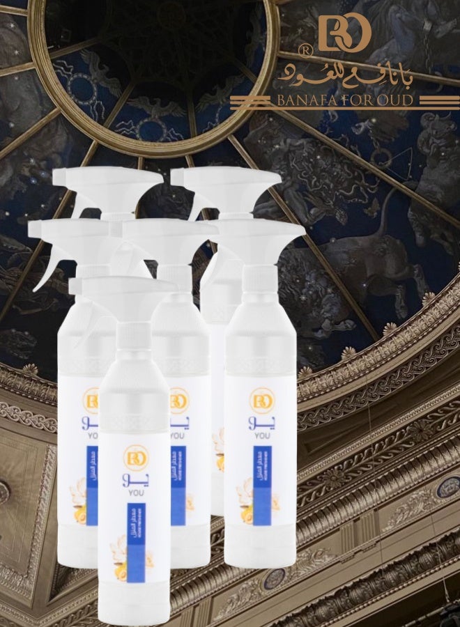 Banafa 6 Pieces You Air Freshener 500ML - Image 1