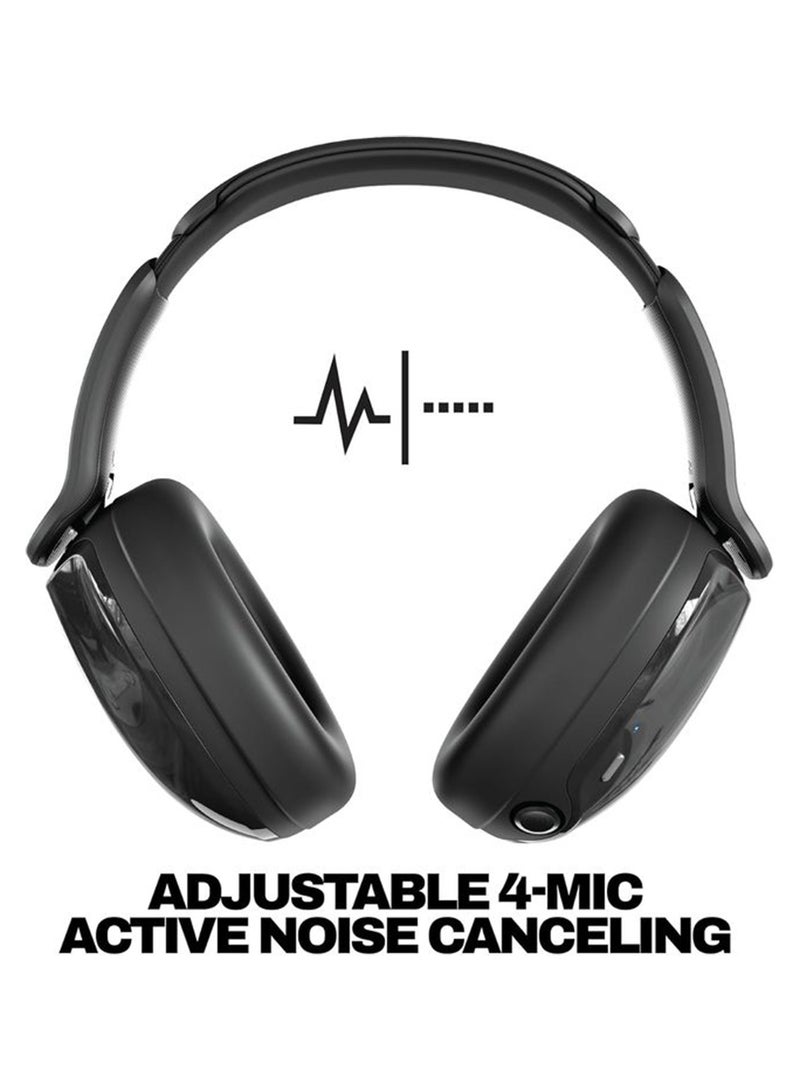 Skullcandy Hesh 540 ANC Wireless Over-Ear Bluetooth Headphones with THX Spatial Audio, Active Noise Cancelling, Personalized Sound, Up to 65 Hours Battery, Microphone for iPhone Android - True Black True Black - Image 2