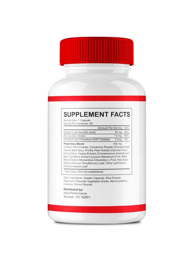 IDEAL PERFORMANCE Sugar Delete Capsules, SugarDelete Blood Formula Support Supplement Pills, Premium Formula for Healthy Circulation & Stable Levels, All Natural Sugar Delete Pills Reviews (60 Capsules)  - Image 2