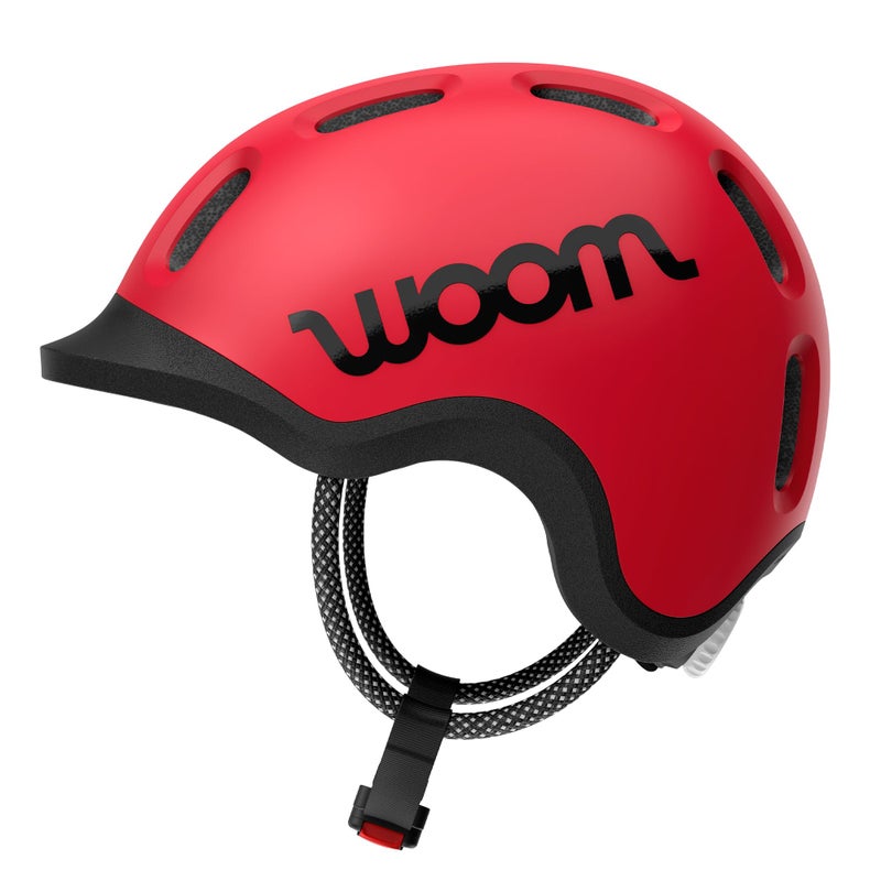 woom Ready Kids' Helmet, Adjustable Pinch-Free Children's Helmet with Reflective Details for Bicycle Riding, Roller Skating & Scooting, for Boys & Girls (Ages 1-14) - Red - Small - Image 3