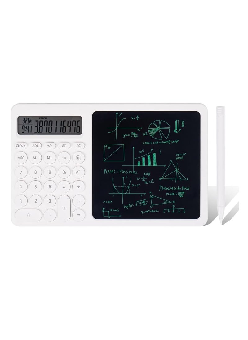 DIGI CORE Handwriting Tablet Calculator Business Notepad Innovative Writing Tablet Calculator For Office And Home Portable Fusion Calculator LCD Writing Tablet  - Image 1