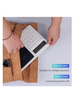 DIGI CORE Handwriting Tablet Calculator Business Notepad Innovative Writing Tablet Calculator For Office And Home Portable Fusion Calculator LCD Writing Tablet  - Image 3