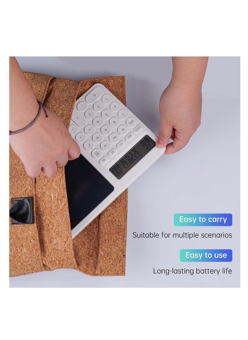 DIGI CORE Handwriting Tablet Calculator Business Notepad Innovative Writing Tablet Calculator For Office And Home Portable Fusion Calculator LCD Writing Tablet  - Image 3