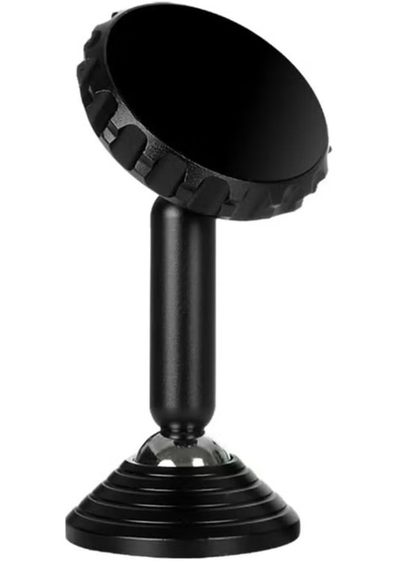 ELTRAZONE Magnetic Phone Mount for Car and Home – Strong Double Ball Instrument Panel Holder (Black) - Image 1