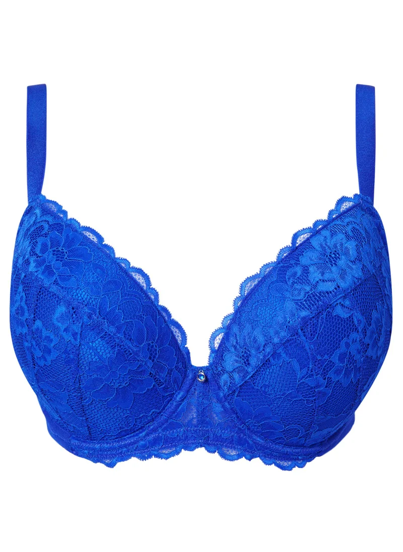 Ann Summers Ann Summers Sexy Lace Planet Padded Plunge Bright Blue