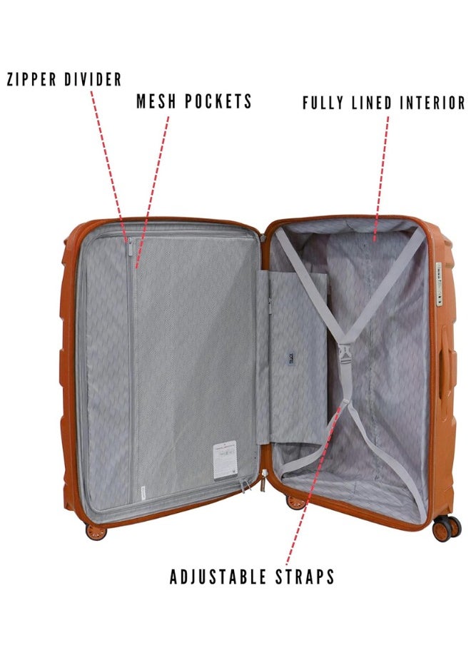 Track Unbreakable Luggage Set Of 4,Spinner Wheels  - Image 4